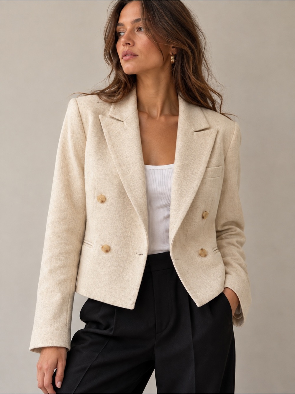 A.L.C. River Double-Breasted Blazer